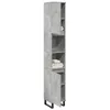 Image de vidaXL Armoire de salle de bain gris bÃ©ton 30x30x190 cm
