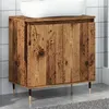 Image de vidaXL Armoire de salle de bain vieux bois 58x33x60 cm bois ingénierie857214