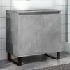 Image de vidaXL Armoire de bain gris bÃ©ton 58x33x60 cm bois d'ingÃ©nierie