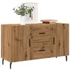 Image de vidaXL Buffet chÃªne artisanal 100x36x60 cm bois d'ingÃ©nierie