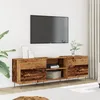 Image de vidaXL Vidaxl Meuble Tv Vieux Bois 150x30x50 Cm Bois D'ingénierie