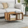 Image de vidaXL Table basse vieux bois 60x50x36,5 cm bois d'ingénierie857336