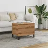 Image de vidaXL Table basse chêne artisanal 60x44,5x45 cm bois d'ingénierie857441