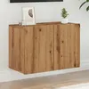 Image de vidaXL Meuble TV mural chêne artisanal 60x30x41 cm857664