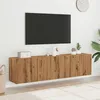 Image de Vidaxl Meubles Tv Muraux 2 Pcs ChÃªne Artisanal 80x30x41 Cm