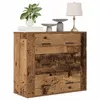 Image de vidaXL Buffet vieux bois 80x33x70 cm bois d'ingénierie857085