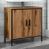Image de vidaXL Armoire lavabo chêne artisanal 60x30x60 cm bois d'ingénierie857699
