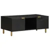 Image de vidaXL Table basse noir 100x54x40 cm bois d'ingÃ©nierie