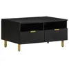 Image de vidaXL Table basse noir 80x54x40 cm bois d'ingénierie4017661