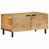 Image de vidaXL Table basse marron 80x50x40 cm bois de manguier massif4017725