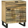 Image de vidaXL Vidaxl Meuble De Chevet 50x33x60 Cm Bois Massif De Manguier