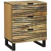 Image de vidaXL Vidaxl Cabinet De Chevet 50x33x60 Cm Bois Massif Mangue