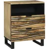 Image de vidaXL Vidaxl Cabinet De Chevet 50x33x60 Cm Bois Massif De Manguier