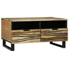 Image de Vidaxl Table Basse 80x54x40 Cm En Bois Massif De Manguier