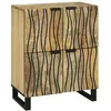 Image de Vidaxl Buffet 60x33,5x75 Cm En Bois Massif De Manguier Et Bois AgencÃ©