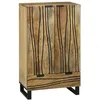 Image de Vidaxl Buffet 60x33.5x100 Cm Bois Massif De Mangue