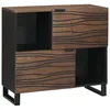 Image de Vidaxl Buffet 80x33.5x75 Cm Bois Massif Mangue