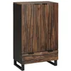 Image de Vidaxl Buffet 60x33.5x100 Cm Bois Massif Mango
