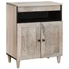 Image de vidaXL Buffet Blanc 33,5 x 60 x 75 cm