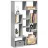 Image de vidaXL Bibliothèque gris béton 72x20x120 cm bois d'ingénierie858159