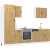 Image de vidaXL Vidaxl Ensemble D'armoires De Cuisine 7 Pcs Kalmar Bois D'ingénierie