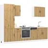 Image de Vidaxl Ensemble D'armoires De Cuisine 7 Pcs Kalmar Bois D'ingénierie