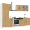 Image de vidaXL Vidaxl Ensemble D'armoires De Cuisine 8 Pcs Kalmar Bois D'ingénierie