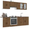 Image de vidaXL Vidaxl Ensemble D'armoires De Cuisine 8 Pcs Kalmar Bois D'ingénierie