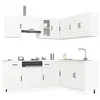 Image de vidaXL Vidaxl Ensemble D'armoires De Cuisine 11 Pcs Kalmar Bois D'ingénierie