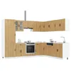 Image de vidaXL Ensemble d'armoires de cuisine 14 pcs Porto bois d'ingÃ©nierie