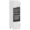 Image de vidaXL Armoires de four 2 pcs Kalmar blanc brillant bois d'ingÃ©nierie