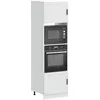 Image de vidaXL Armoires de four 2 pcs Porto blanc bois d'ingÃ©nierie