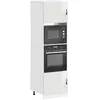 Image de vidaXL Armoires de four 2 pcs Porto blanc brillant bois d'ingÃ©nierie