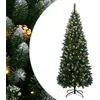 Image de vidaXL vidaXL Sapin de Noël artificiel 300 LED 210 cm