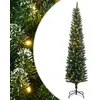 Image de vidaXL Sapin de Noël artificiel mince 300 LED 240 cm3315762