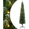 Image de vidaXL Sapin de NoÃ«l artificiel mince 300 LED 240 cm