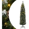 Image de vidaXL Sapin de Noël artificiel mince 300 LED 210 cm3315781