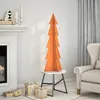 Image de vidaXL Arbre de Noël en bois pour décoration 112 cm bois de pin massif858173