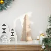 Image de vidaXL Arbre de Noël en bois pour décoration 49 cm bois massif de pin858174