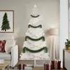 Image de vidaXL Arbre de Noël en bois pour décoration blanc 180 cm pin massif858196