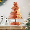 Image de vidaXL vidaXL Arbre de Noël en bois pour décoration 80 cm bois de pin massif