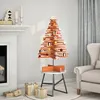 Image de vidaXL Arbre de NoÃ«l en bois pour dÃ©coration 100 cm bois de pin massif