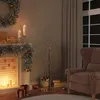 Image de vidaXL Sapin de Noël à LED 80 LED blanc chaud 120 cm4019497