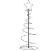 Image de vidaXL Arbre de NoÃ«l lumineux conique 80 LED blanc chaud 120 cm