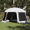 Image de vidaXL Tente piscine toit amovible parois maille gris 512x458 cm4100627