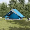Image de vidaXL Vidaxl Tente De Camping 5-Personnes Bleue Polyester 5-Personnes Pliable