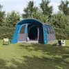Image de Tente Familiale Vidaxl Avec FenÃªtres Tunnel Bleue Pour 8 Personnes ImpermÃ©able