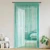 Image de vidaXL Vidaxl Rideau En Fils 2 Pcs 140 X 250 Cm Turquoise