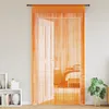 Image de Vidaxl Rideaux Ã Fils 2 Pcs Orange 100x250 Cm