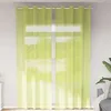 Image de Vidaxl Rideaux En Voile Avec ?illets 2 Pcs Vert Pomme 140x260 Cm